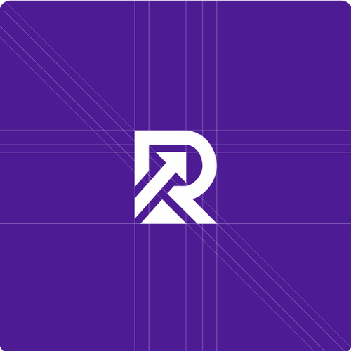 Upscale logo with the title 'R arrow Logo'