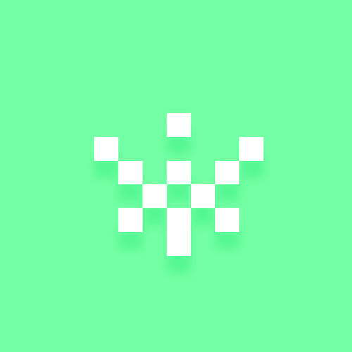 Square brand with the title 'Abstract symbol'