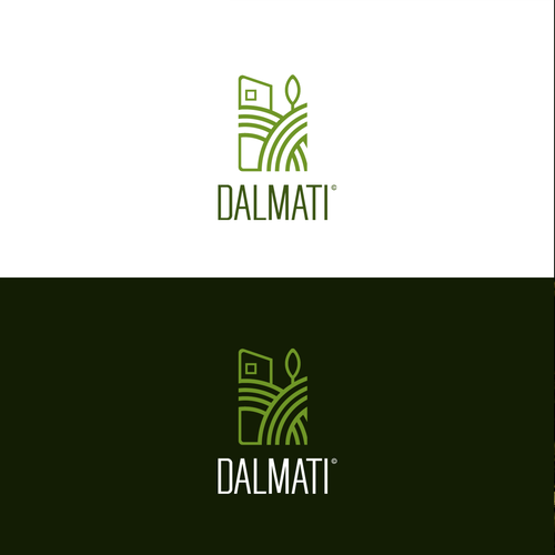 Vineyard design with the title 'Dalmati'