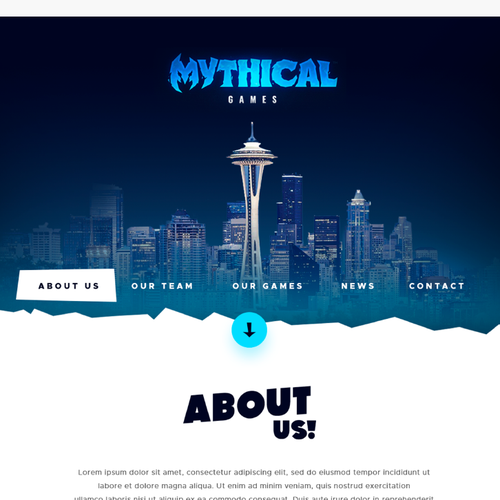 Video website with the title 'Game Developer Website'