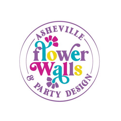 Jade logo with the title 'Asheville Flower Walls & Party Design'