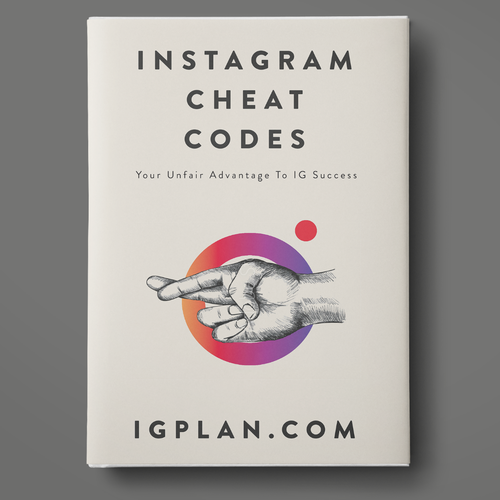 Success design with the title 'Instagram cheat codes cover '