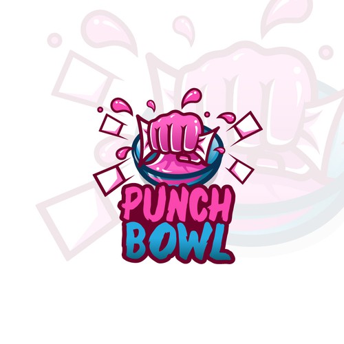 Liquid design with the title 'Logo design for "Punch Bowl"'