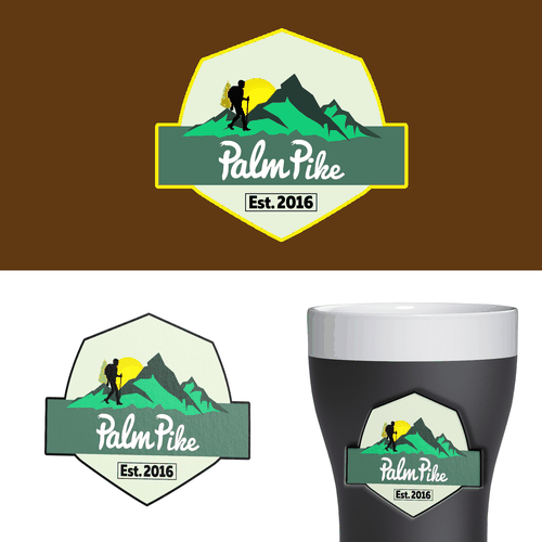 Nice logo with the title 'Logo Concept for Palm Pike'