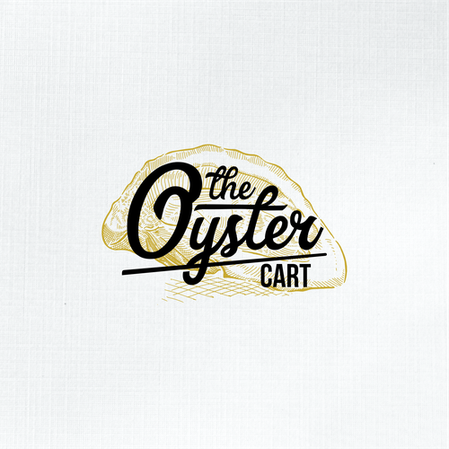 Sketch brand with the title 'The Oyster Cart Logo Concept'
