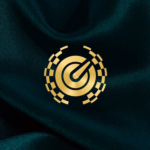 Racing logo with the title 'Luxury logo for champion'