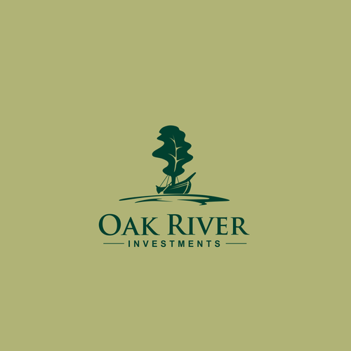 River logo with the title 'oak river'