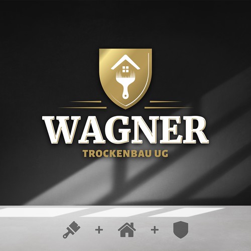 Painter design with the title 'Logo design for premium interior painter & drywall service'