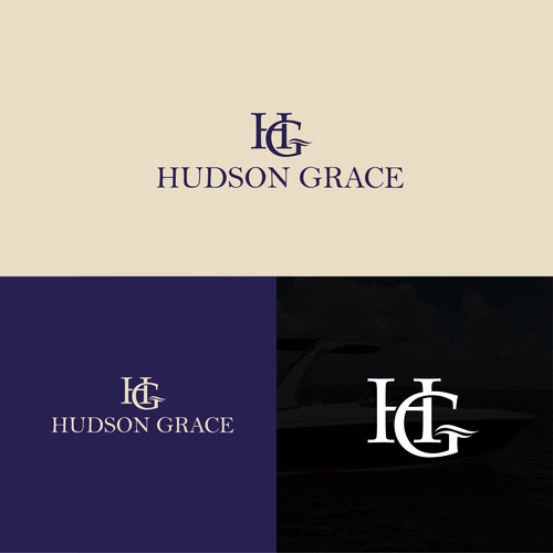 Yacht logo with the title 'Yacht logo concept.'