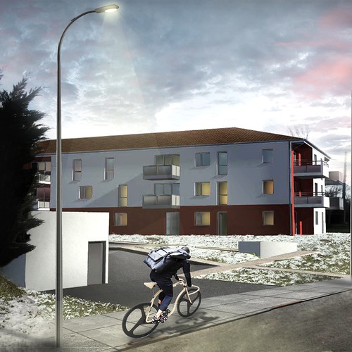 Photo montage design with the title 'Photoshop job - before and after style'