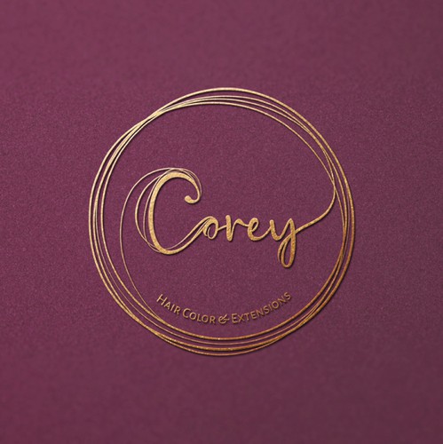 Hair dresser logo with the title 'Logo concept for hair stylist'