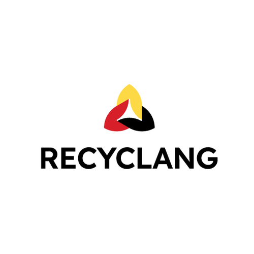 Recycling logo with the title 'Environmental Tires Recycling'