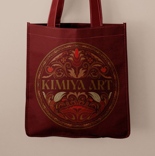 Victorian logo with the title 'Persian Inspired Logo'