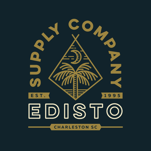Nautical logo with the title 'EDISTO SUPPLY CO'
