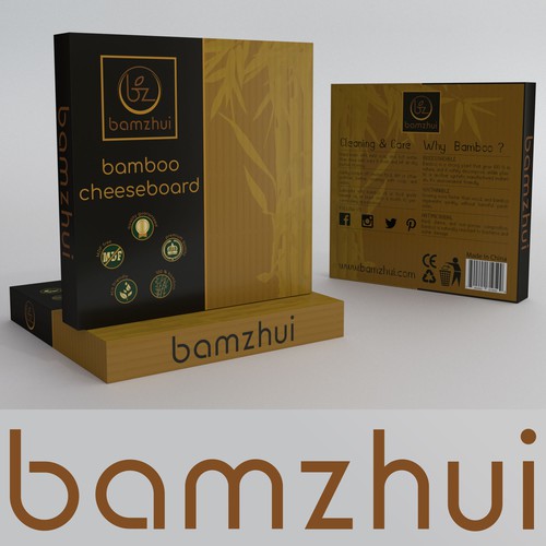 Kitchen packaging with the title 'Bamboo product'