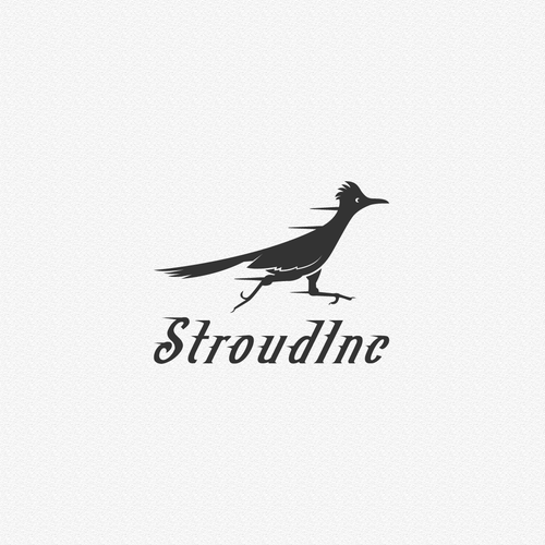 Running logo with the title 'Logo for a fast paced company'