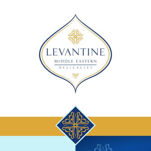 Delicious logo with the title 'Levantine - Middle Eastern Delicacies'