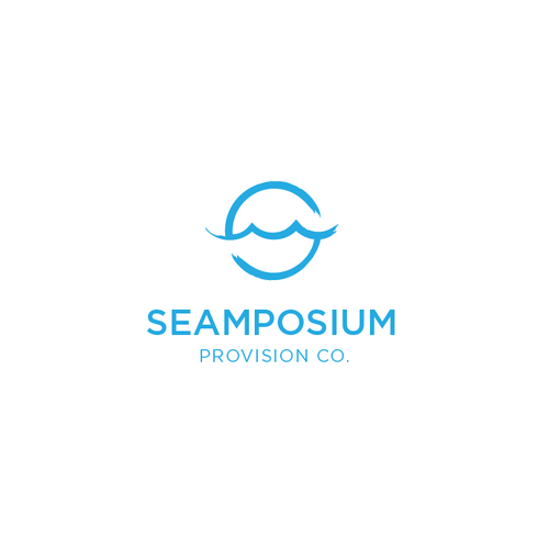 Yacht logo with the title 'Seamposium'
