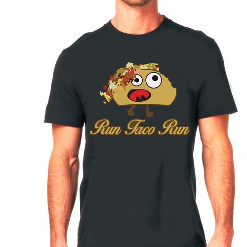 Taco design with the title 'Design hip and funny hats, t-shirts using Taco references!'