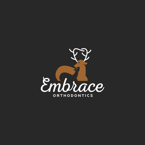 Dental logo with the title 'embrace orthodeontics'