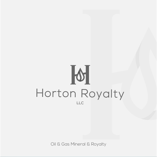 Royal design with the title 'Oil and Gas brand with sophisticated logo '