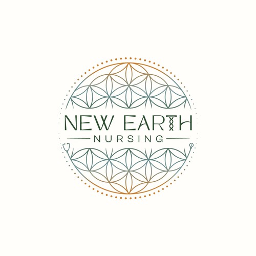 Holistic logo with the title 'Logo for organization for holistic nurses to be uplifted and find freedom through networking and connection.'