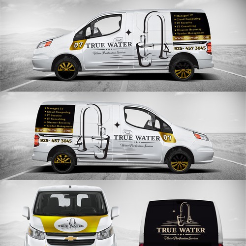 Vehicle graphic design with the title 'Car Wrap Design'