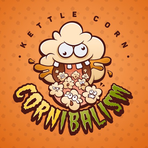 Monster artwork with the title 'Cornbalism'