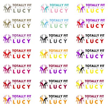 Exercise logo with the title 'Logo for Lucy'