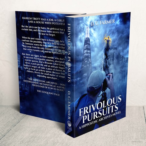 Archery design with the title 'Book Cover'