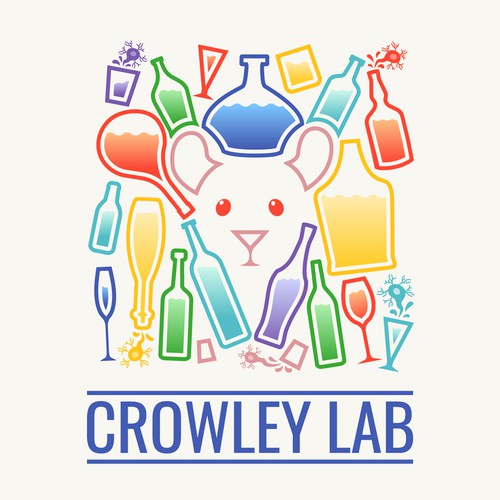 Illustration artwork with the title '„Neuroscience of Binge Drinking” artwork'