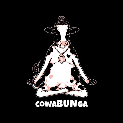 Retail t-shirt with the title 'cowaBUNga'