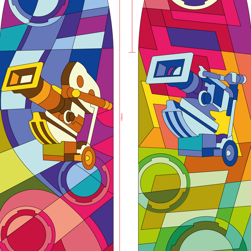 Window design with the title 'StainedGlass'