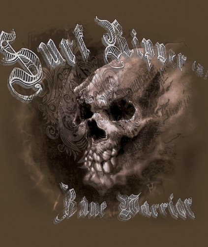 Cool t-shirt with the title 'SURF RIPPER scull'