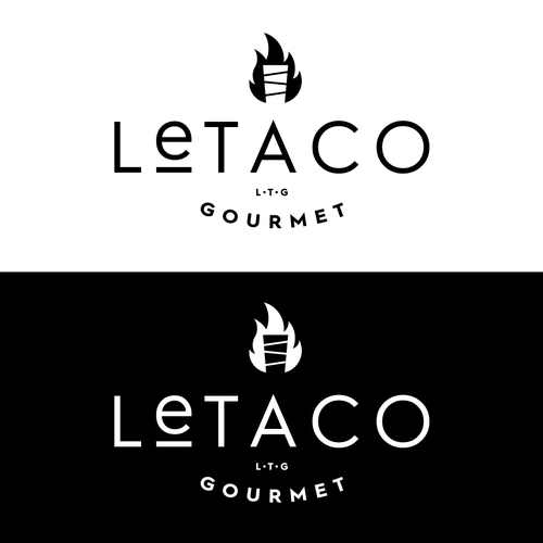 Taqueria logo with the title 'Lets Talk Tacos'