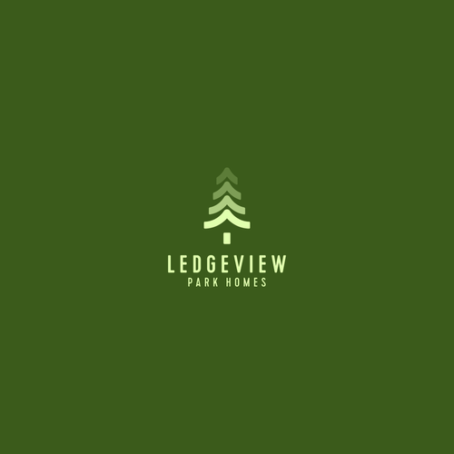 Park design with the title 'Logo Design for Ledgeview'
