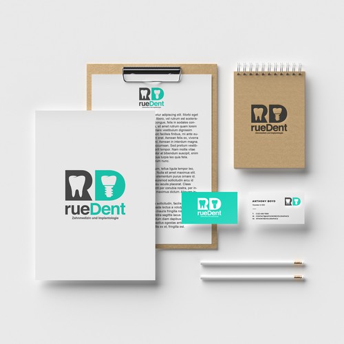 Implant logo with the title 'Bold Iconic logo design'