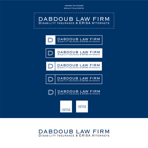 Injury logo with the title 'Law Firm Logo'