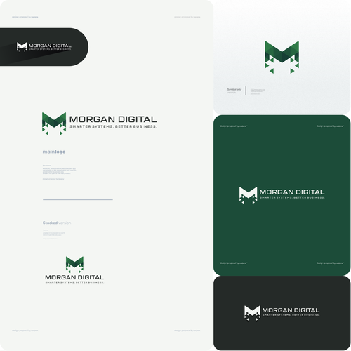 Design with the title 'Morgan Digital'