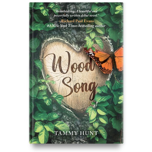 Woods design with the title 'Wood Song Book Cover'
