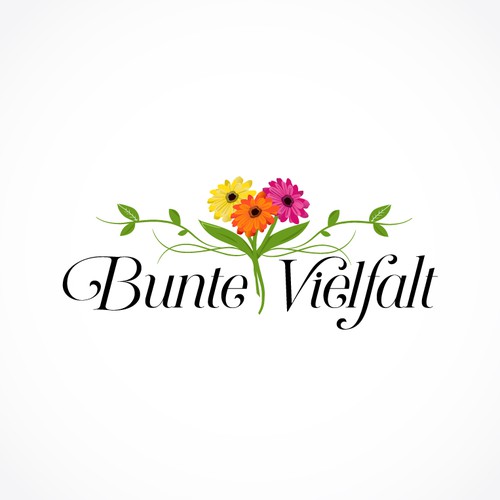 Candle logo with the title 'Logo für neues Geschäft für Floristik, Deko und Geschenkartikel'