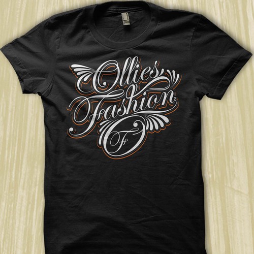 Fashion t-shirt with the title 'Ollies Fashion'