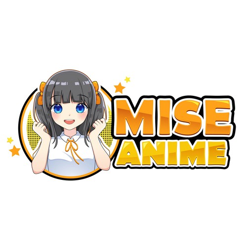 Anime logo with the title 'Logo design for Mise Anime'