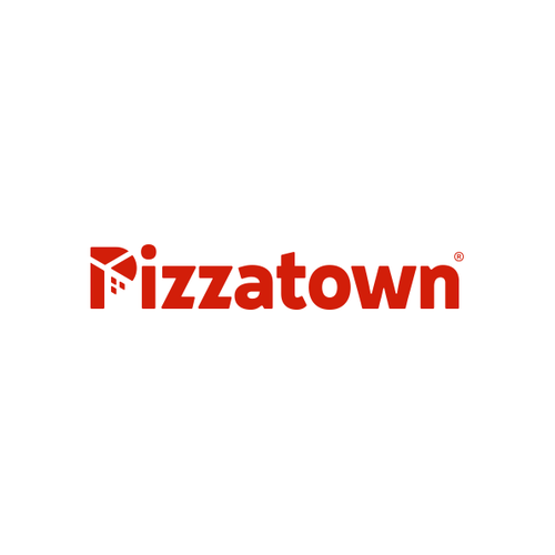 Town logo with the title 'Pizzatown'