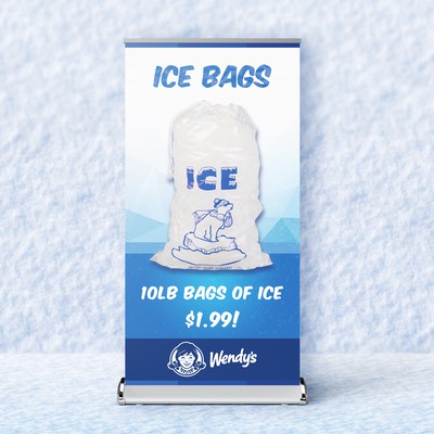Wendy's Ice Bags - Banner Design