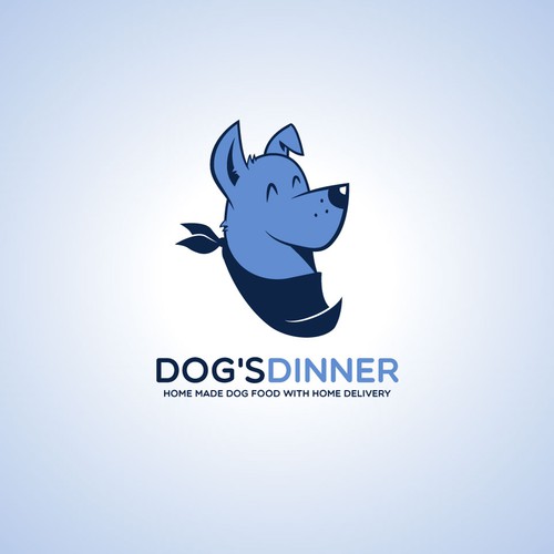 Dinner design with the title 'Dog's Dinner'