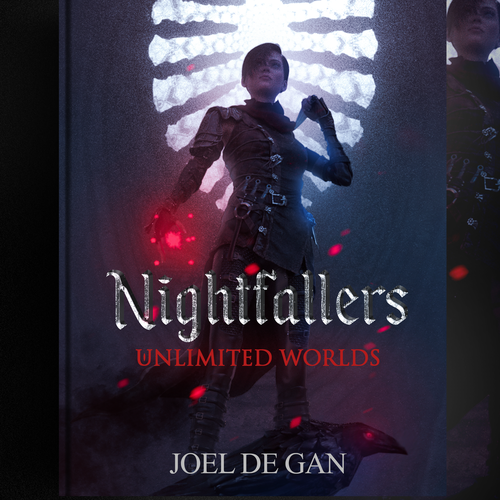 Game book cover with the title 'Nightfallers'