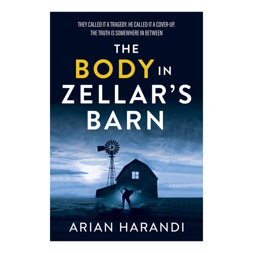 Cinematic design with the title 'Book cover'