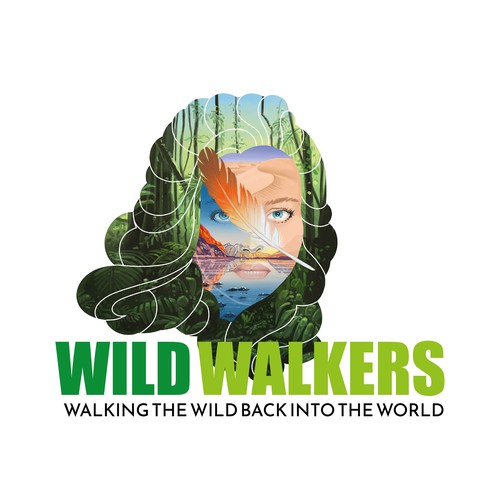 Forest artwork with the title 'Nature, ecology'