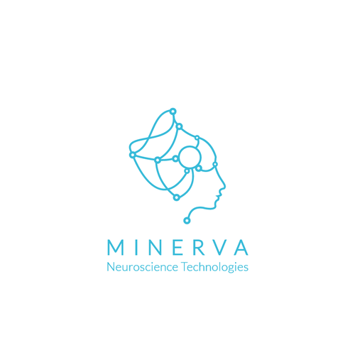 Athena logo with the title 'Logo concept for neuroscience technologies'